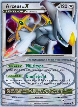 Arceus LV.X 94/99 - Arceus Holofoil - Poke-Collect