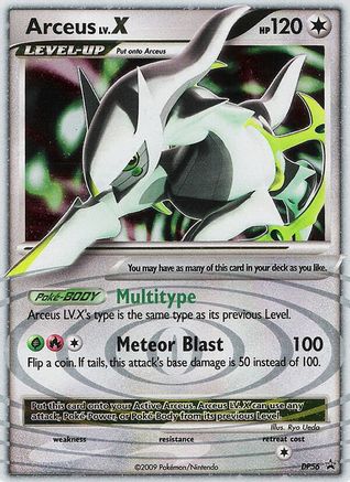 pokemon abra card value Arceus LV.X - DP56 DP56/56