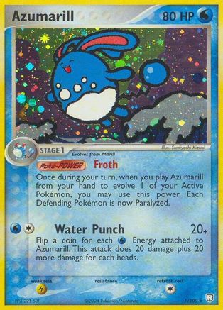 Azumarill 1/109 - Team Rocket Returns Holofoil - Poke-Collect