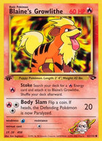 Blaine's Growlithe 62/132 - Gym Challenge Unlimited - Poke-Collect