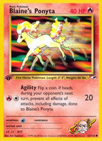 Blaine's Ponyta 63/132 - Gym Heroes 1st Edition - Poke-Collect