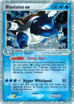 Blastoise ex 104/112 - FireRed & LeafGreen Holofoil - Poke-Collect