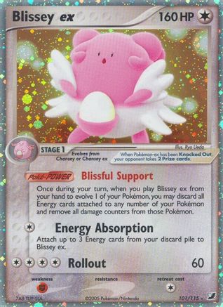Blissey ex 101/115 - Unseen Forces Holofoil - Poke-Collect
