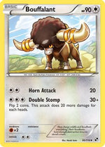 Bouffalant 90/114 - Black & White - Poke-Collect