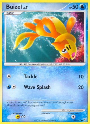 Buizel 92/147 - Supreme Victors Reverse Holofoil - Poke-Collect