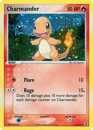 Charmander 113/112 - FireRed & LeafGreen Holofoil - Poke-Collect