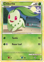 Chikorita 59/123 - HeartGold & SoulSilver Reverse Holofoil - Poke-Collect