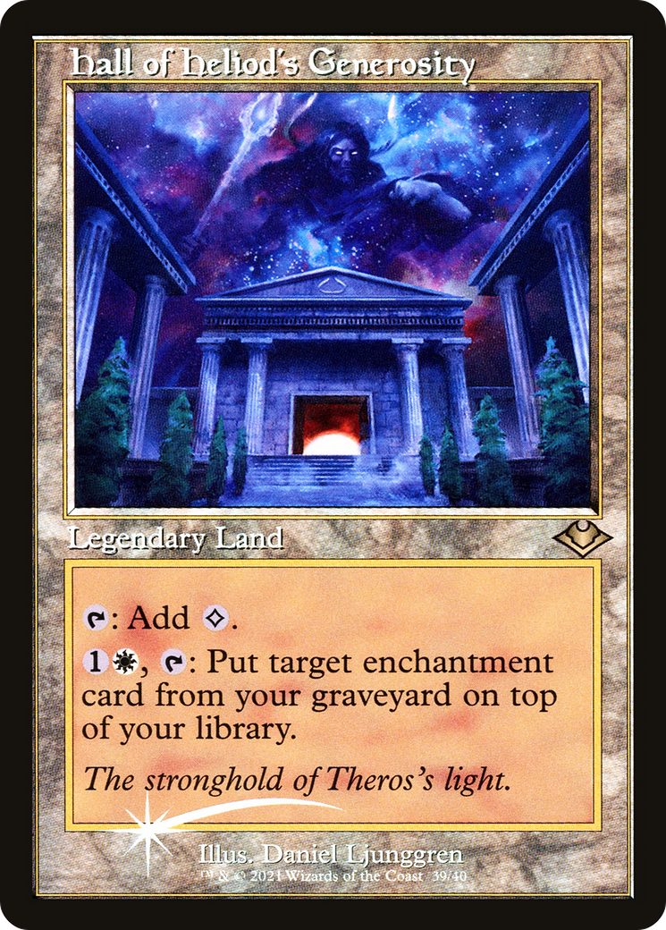 Hall of Heliod's Generosity (MH1-039) - Modern Horizons 1 Timeshifts Foil