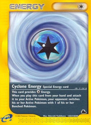 Cyclone Energy 143/144 - Skyridge Reverse Holofoil - Poke-Collect