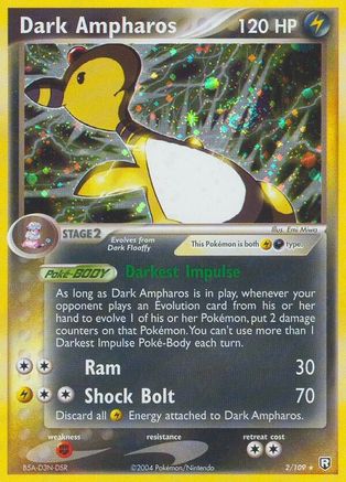 Dark Ampharos 2/109 - Team Rocket Returns Reverse Holofoil - Poke-Collect