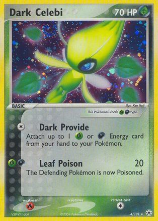 Dark Celebi 4/101 - Hidden Legends Reverse Holofoil - Poke-Collect