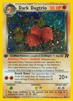 Dark Dugtrio 6/82 - Team Rocket 1st Edition Holofoil - Poke-Collect