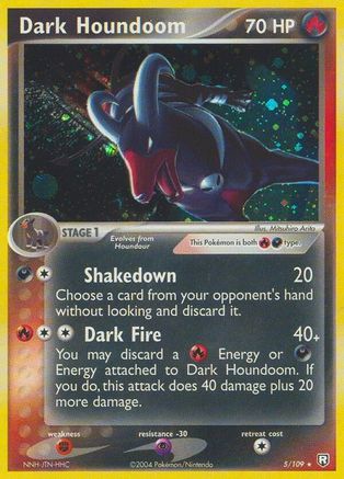 Dark Houndoom 5/109 - Team Rocket Returns Reverse Holofoil - Poke-Collect