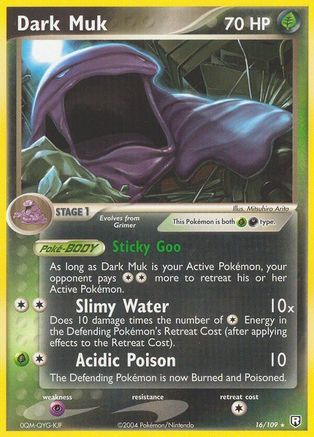 Dark Muk 16/109 - Team Rocket Returns Reverse Holofoil - Poke-Collect