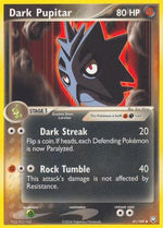 Dark Pupitar 41/109 - Team Rocket Returns Reverse Holofoil - Poke-Collect