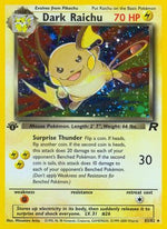 Dark Raichu 83/82 - Team Rocket 1st Edition Holofoil - Poke-Collect