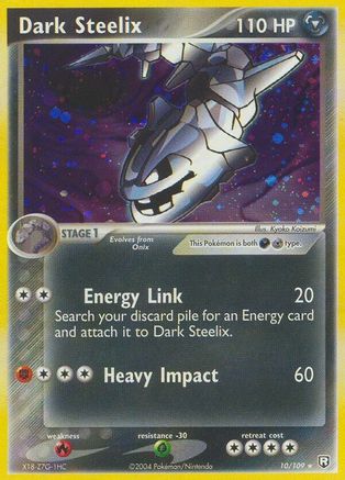 Dark Steelix 10/109 - Team Rocket Returns Reverse Holofoil - Poke-Collect