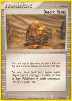 Desert Ruins 88/101 - Hidden Legends - Poke-Collect