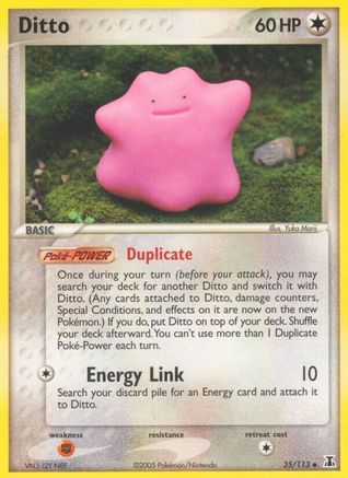 Ditto 35/113 - Delta Species Reverse Holofoil - Poke-Collect