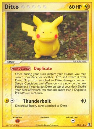 Ditto 39/113 - Delta Species Reverse Holofoil - Poke-Collect