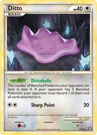 Ditto 17/102 - HSTriumphant - Poke-Collect