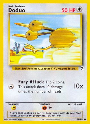 Doduo 71/110 - Legendary Collection Reverse Holofoil - Poke-Collect