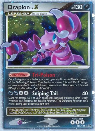 Drapion LV.X 123/127 - Platinum Holofoil - Poke-Collect