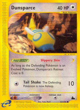 Dunsparce 53/144 - Skyridge Reverse Holofoil - Poke-Collect