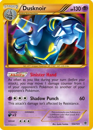 Dusknoir 104/101 - Plasma Blast Holofoil - Poke-Collect