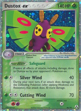 Dustox ex 86/92 - Legend Maker Holofoil - Poke-Collect
