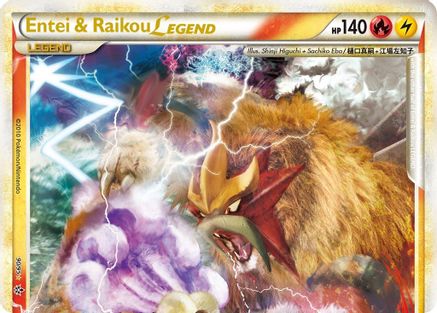 Entei & Raikou LEGEND 90/95 - HSUnleashed Holofoil - Poke-Collect