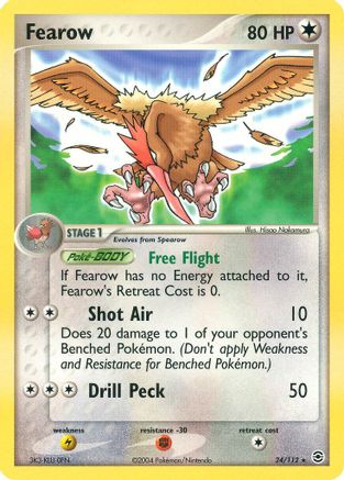 Fearow 24/112 - FireRed & LeafGreen Reverse Holofoil - Poke-Collect