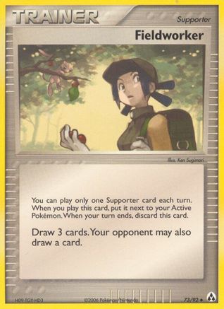 Fieldworker 73/92 - Legend Maker Reverse Holofoil - Poke-Collect