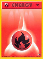 Fire Energy 128/132 - Gym Heroes 1st Edition - Poke-Collect