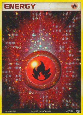 Fire Energy 102/106 - Emerald - Poke-Collect