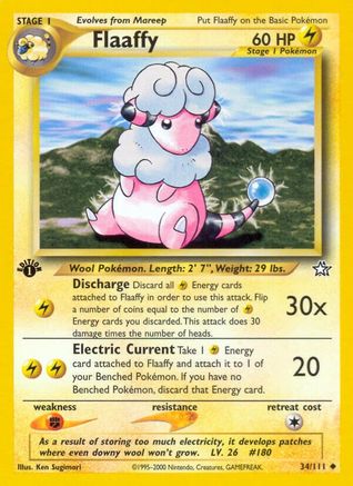 Flaaffy 34/111 - Neo Genesis 1st Edition - Poke-Collect