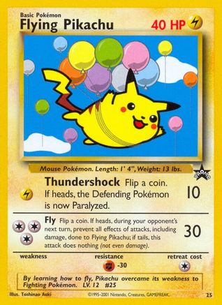 Flying Pikachu 25/53 - Wizards Black Star Promos - Poke-Collect