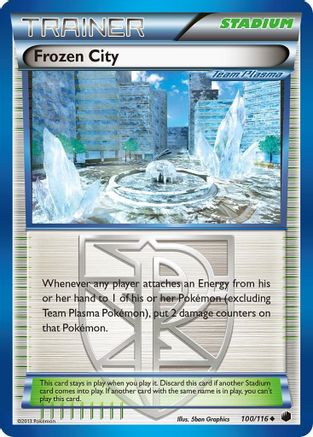 Frozen City 100/116 - Plasma Freeze Reverse Holofoil - Poke-Collect