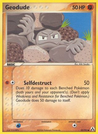 Geodude 53/92 - Legend Maker Reverse Holofoil - Poke-Collect