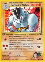 Giovanni's Machoke 42/132 - Gym Challenge 1st Edition - Poke-Collect