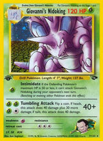 Giovanni's Nidoking 7/132 - Gym Challenge 1st Edition Holofoil - Poke-Collect