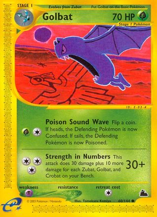 Golbat 60/144 - Skyridge Reverse Holofoil - Poke-Collect