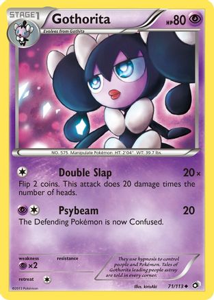 Gothorita 71/113 - Legendary Treasures Reverse Holofoil - Poke-Collect