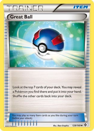 Great Ball 129/149 - Boundaries Crossed Reverse Holofoil - Poke-Collect