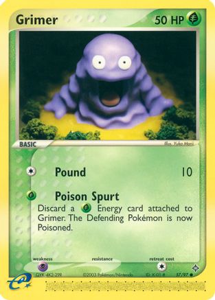 Grimer 57/97 - Dragon Reverse Holofoil - Poke-Collect