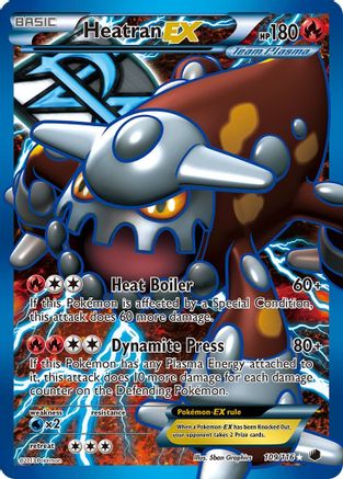 Heatran-EX 109/116 - Plasma Freeze Holofoil - Poke-Collect