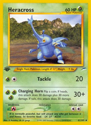 Heracross 41/105 - Neo Destiny Unlimited - Poke-Collect