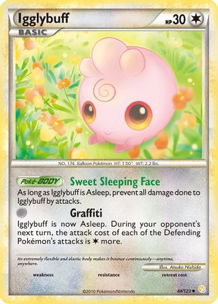 Igglybuff 44/123 - HeartGold & SoulSilver Reverse Holofoil - Poke-Collect
