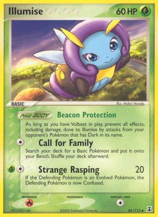 Illumise 45/113 - Delta Species Reverse Holofoil - Poke-Collect