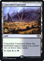 Concealed Courtyard (PRE-268) - Outlaws of Thunder Junction Promos Foil - Poke-Collect